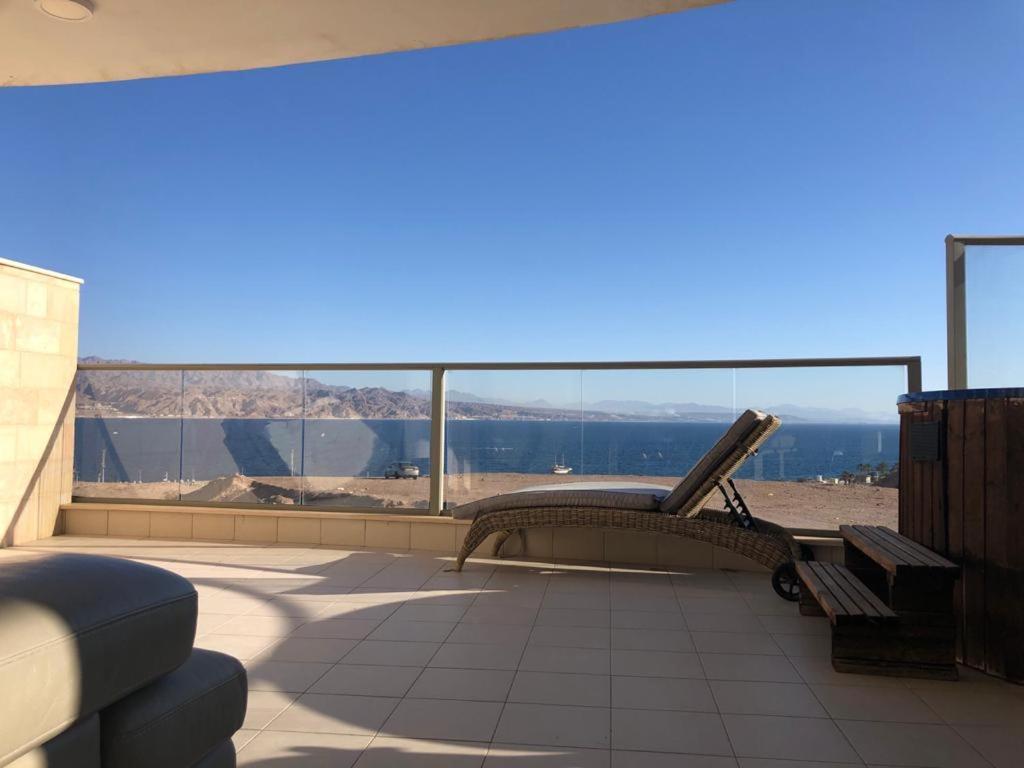 Luxury Exclusive Top Class Apartment On The Sea With Best Sea View And Jacuzzi רק למשפחות !!!! Эйлат Экстерьер фото