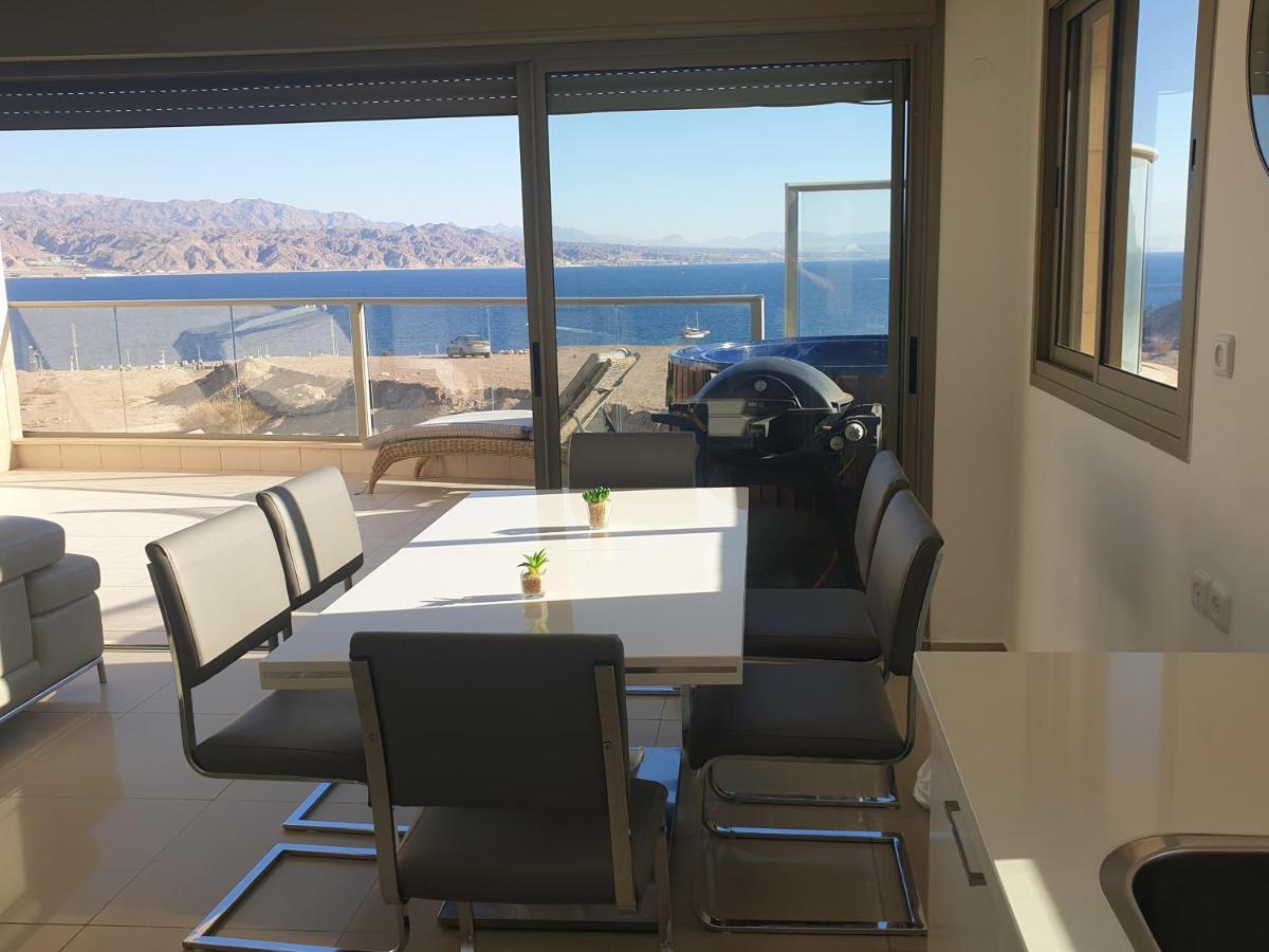 Luxury Exclusive Top Class Apartment On The Sea With Best Sea View And Jacuzzi רק למשפחות !!!! Эйлат Экстерьер фото